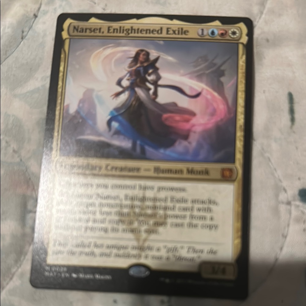 Magic: The Gathering Narset, Enlightened Exile Card